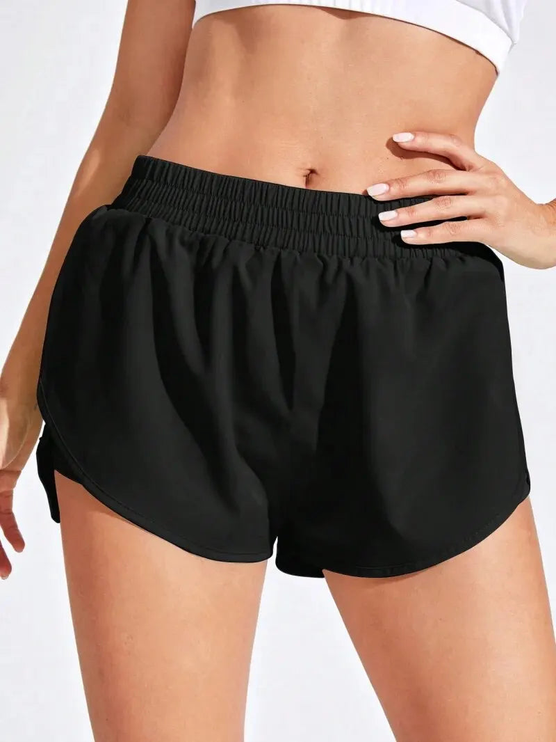 Women's Elastic Yoga Workout Shorts