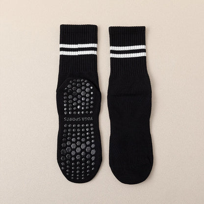 4 Pairs Women's Non Slip Yoga Pilates Socks