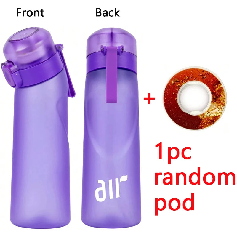 Leak Proof Sports Water Bottle with Flavor Pod
