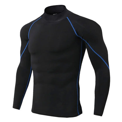 Men's Quick Dry Long Sleeve Compression Sports Shirt