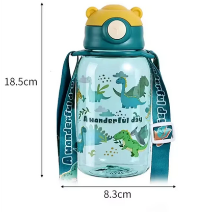 650ml BPA Free Leak Proof Kids Water Bottle with Straw