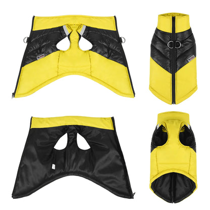 Waterproof Warm Winter Dog Cotton Jacket for Small & Large Dogs