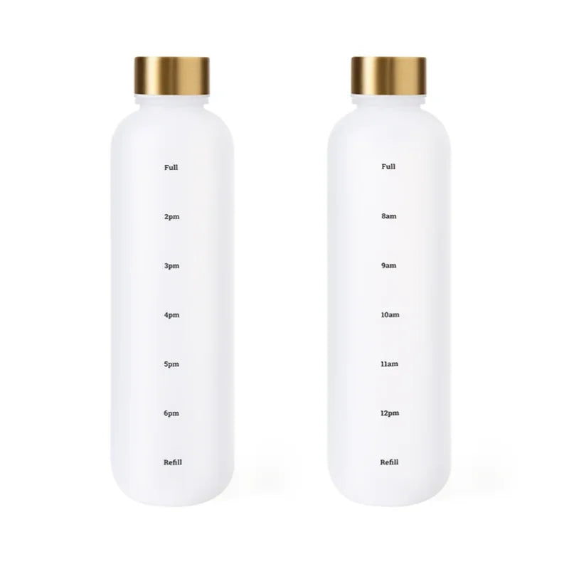 1000ml BPA Free Motivational Sports Water Bottle with Time Marker