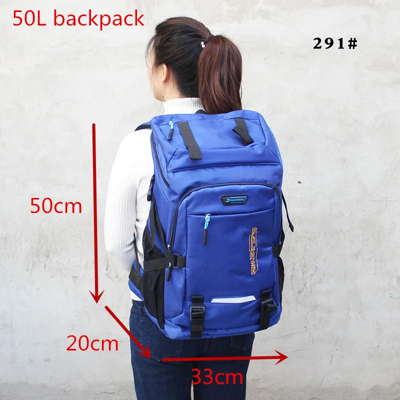 50L or 80L Large Capacity Hiking and Travel Backpack