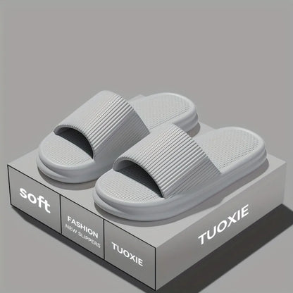 Unisex Soft EVA Summer Slippers Odor Resistant Non Slip Home & Bathroom Shoes
