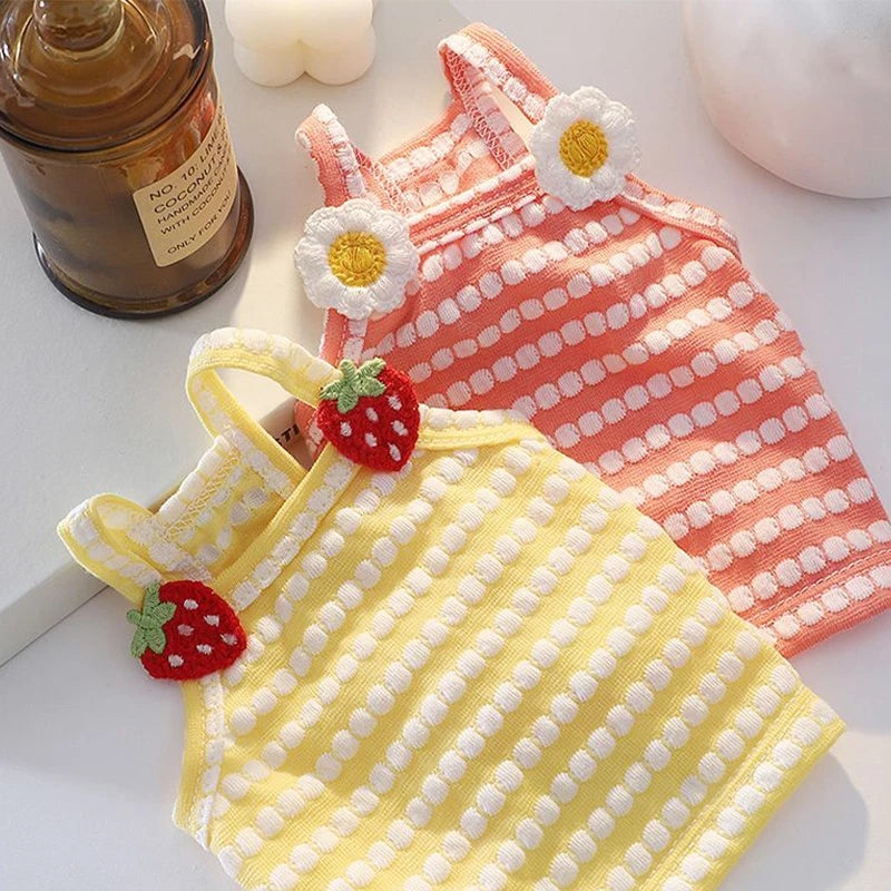 Breathable Summer Suspender Vest for Small Dogs & Cats