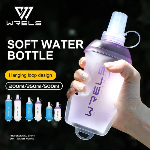 WRELS BPA Free Collapsible TPU Soft Flask Water Bottle