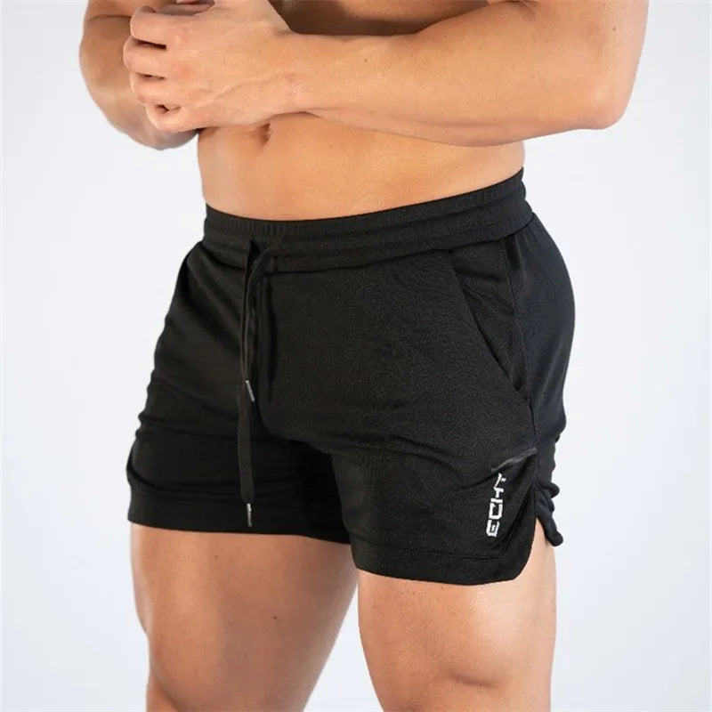 Men's Breathable Mesh Fitness Running Shorts