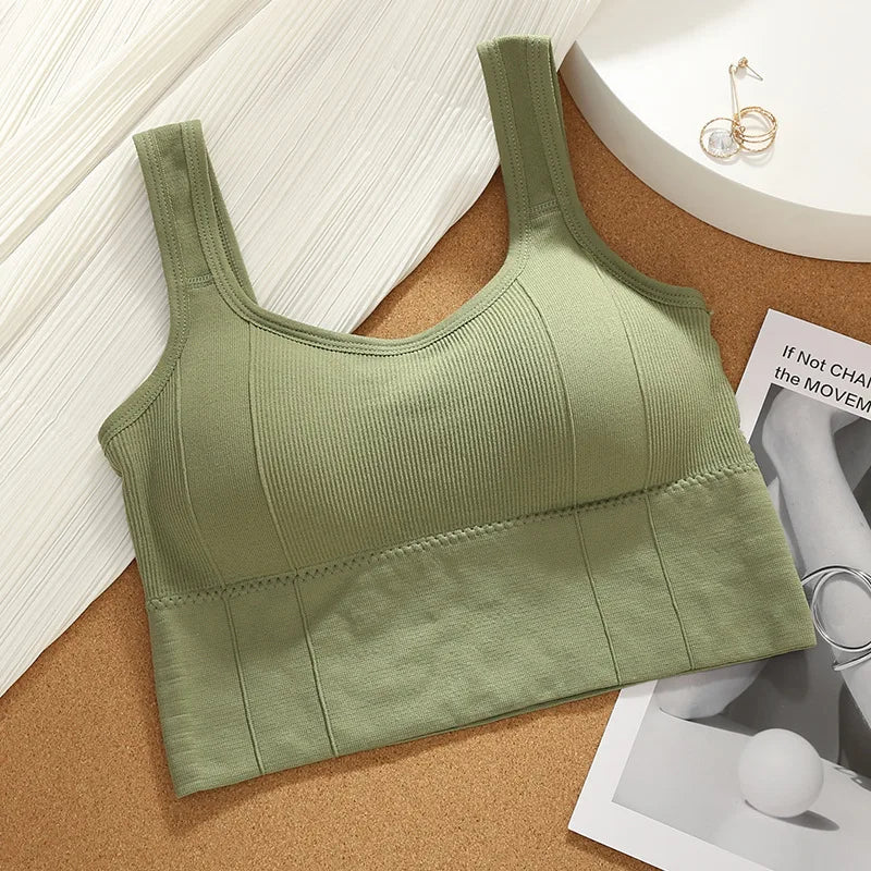 Women's Seamless Breathable High Support Sports Bra