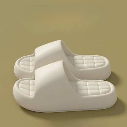 Unisex Cloud Cushion EVA Slides Thick Sole Non Slip Bathroom Slippers