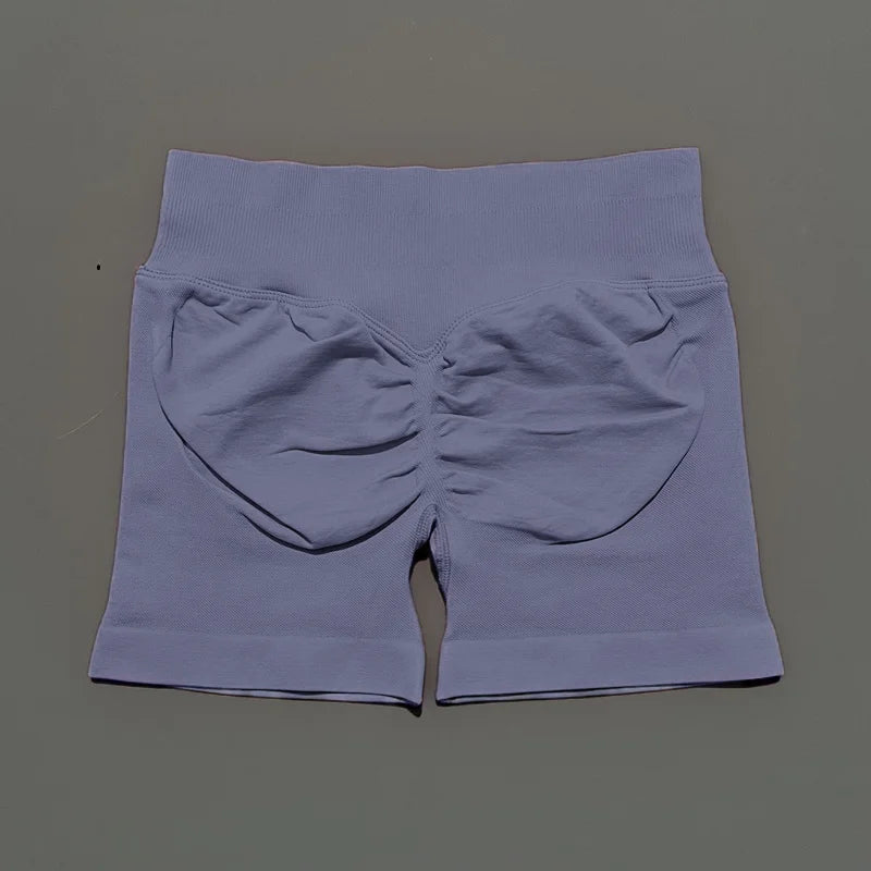 Women's Seamless Scrunch Butt Gym Biker Shorts