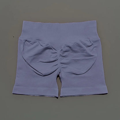 Women's Seamless Scrunch Butt Gym Biker Shorts