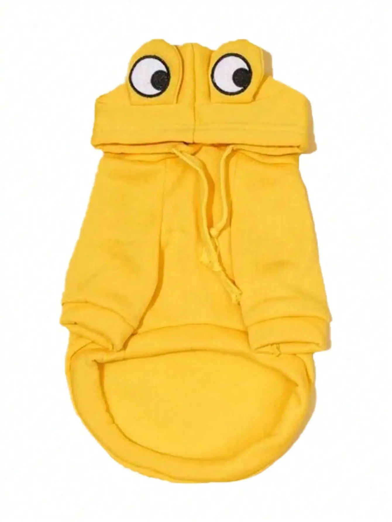 Cute Frog Dog Hoodie Sweater for Small & Medium Dogs Green Pet Clothes