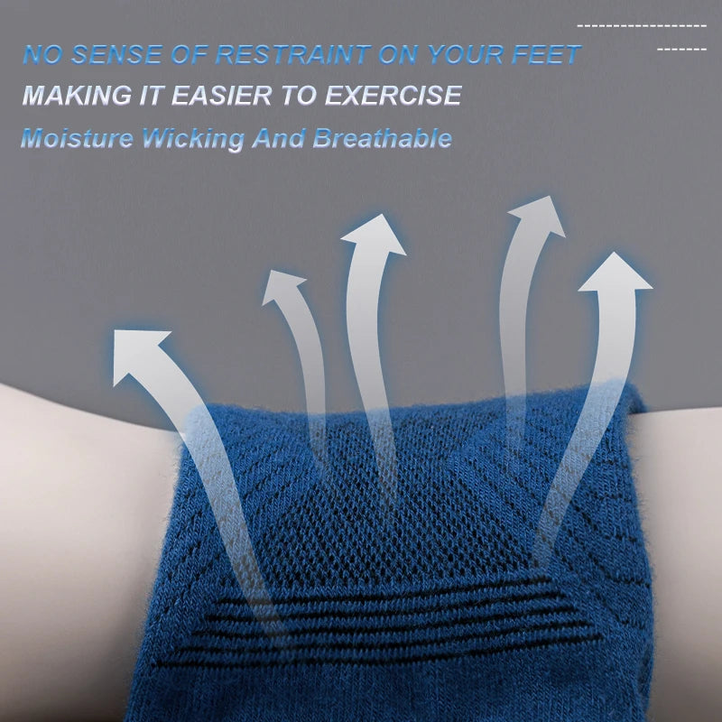 1 Pair Breathable Quick Dry Five Toe Running Socks