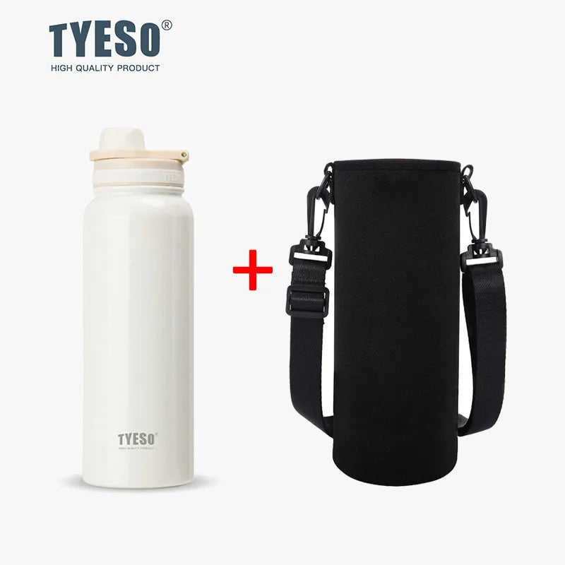 TYESO Stainless Steel Insulated Travel Thermos Bottle