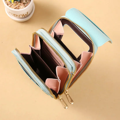 Touch Screen Cell Phone Crossbody Bag with Card Holder for Women