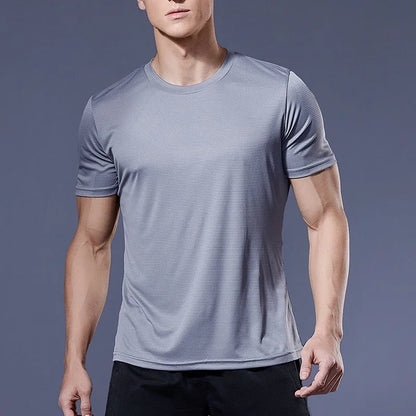Men's Quick Dry Moisture Wicking Gym T Shirt