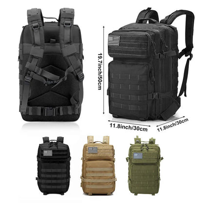 50L Waterproof Tactical Travel Backpack