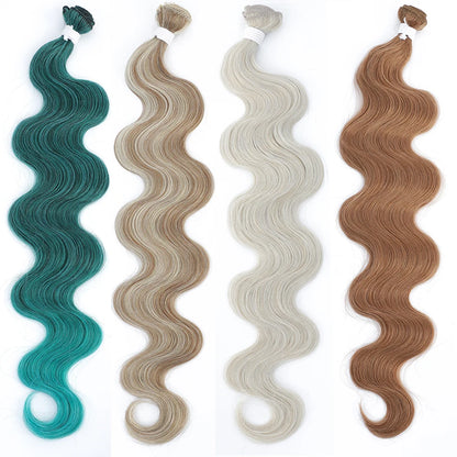 Colorful Ombre Body Wave Synthetic Hair Extensions