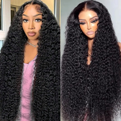 32 Inch Water Wave 13x4 HD Lace Front Human Hair Wig 200% Density