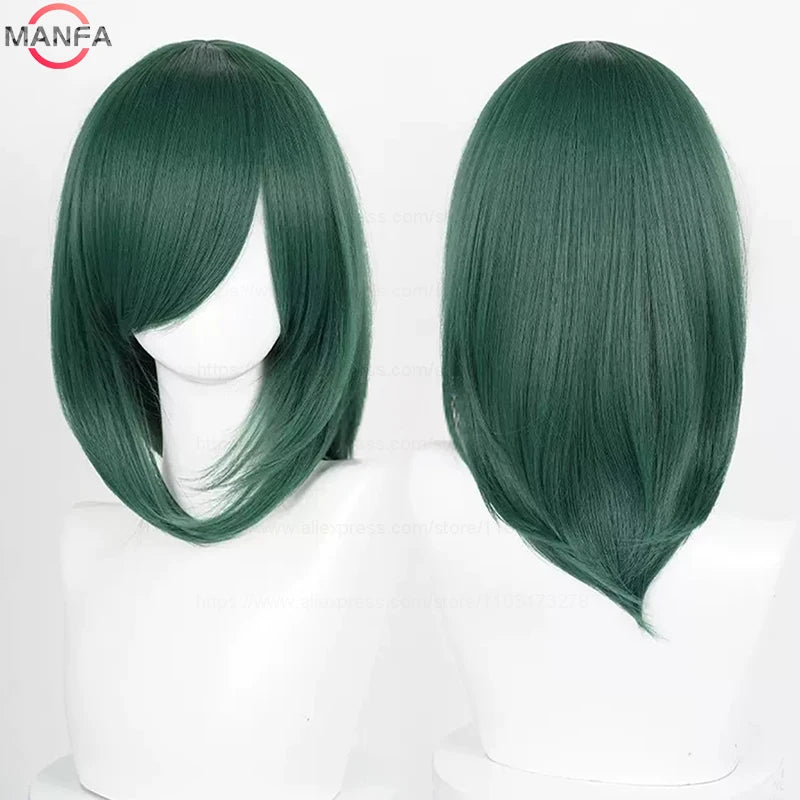 40cm Heat Resistant Anime Cosplay Wig with Bangs