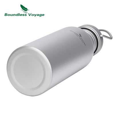 Boundless Voyage Wide Mouth Titanium Sports Water Bottle