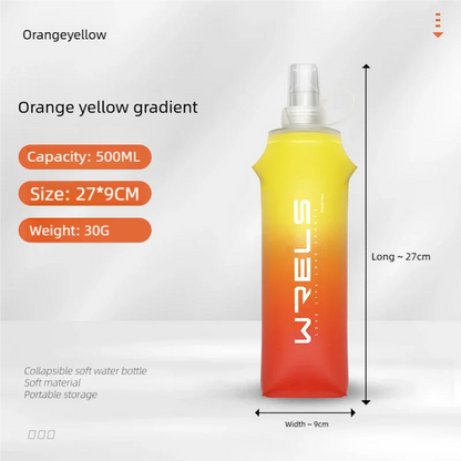 TPU Collapsible Soft Flask Sports Water Bottle
