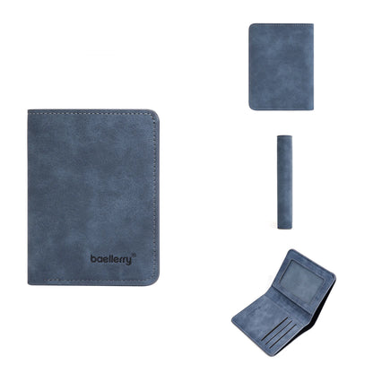 Men's Minimalist Anti Theft PU Leather Wallet
