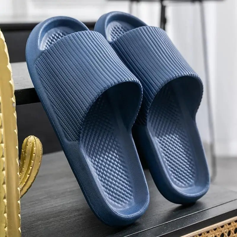 Women’s Thick Platform EVA Bathroom Slippers Non Slip Indoor Slides