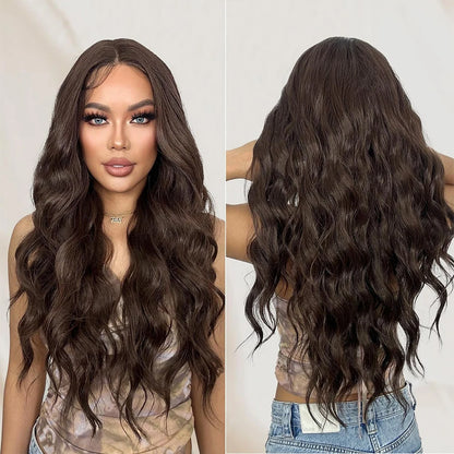 34 Inch Honey Blonde Ombre Body Wave 13x4 HD Lace Human Hair Wig 200% Density