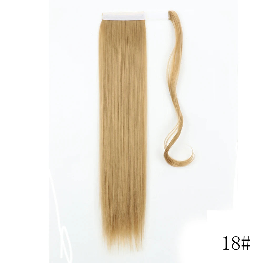 Long Straight Wrap Around Ponytail Hair Extension