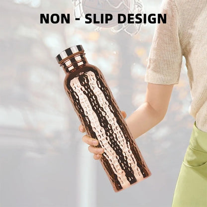 800ml Insulated Copper Water Bottle with One Touch Lid