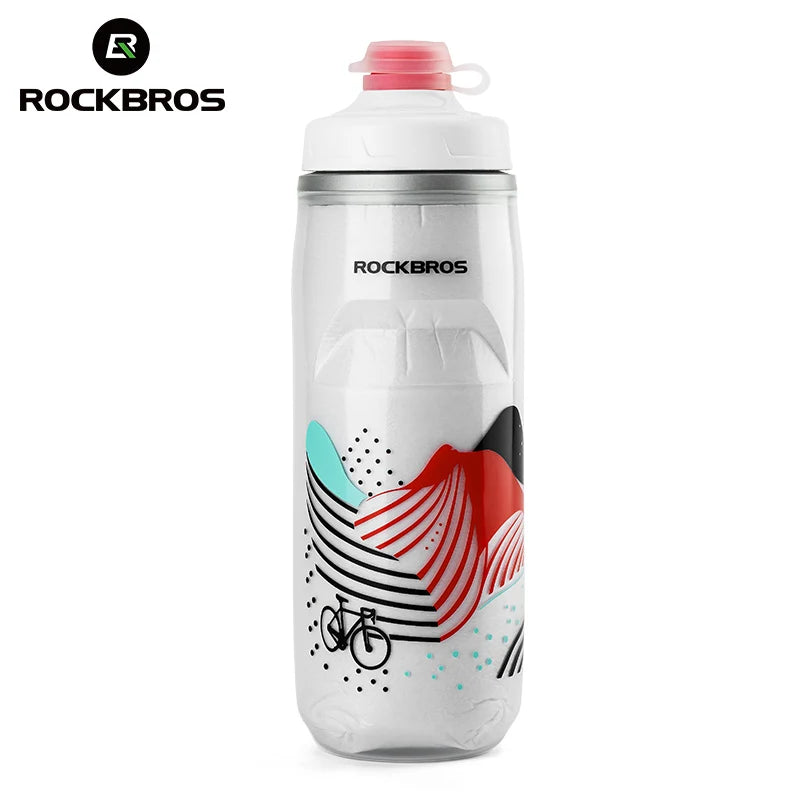 ROCKBROS 620ml Insulated Cycling Water Bottle