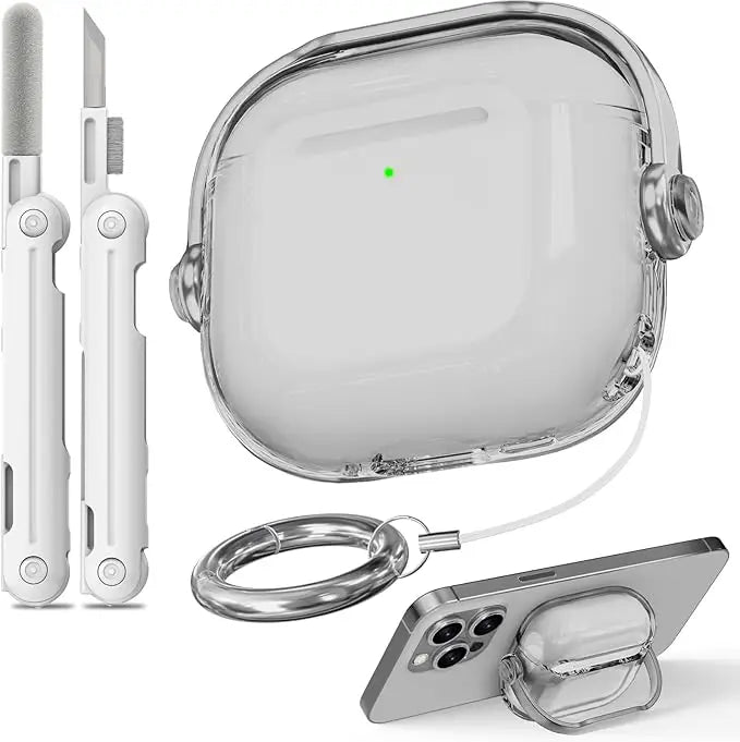 Shockproof AirPods Pro 3 and AirPods 4 Case with Lock and Cleaner Kit