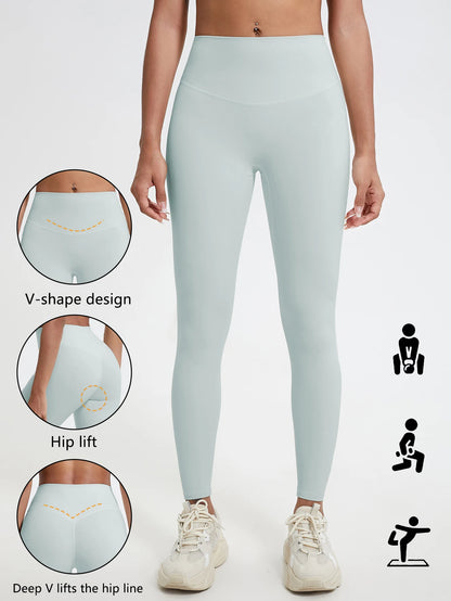 Hearuisavy Women's High Waist Soft Butt Lift Yoga Leggings
