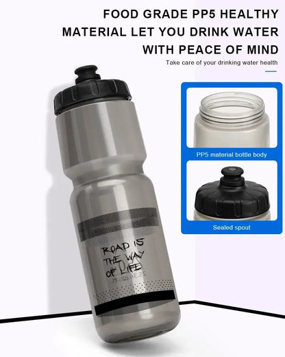 RIDERACE 750ml Squeeze Cycling Water Bottle