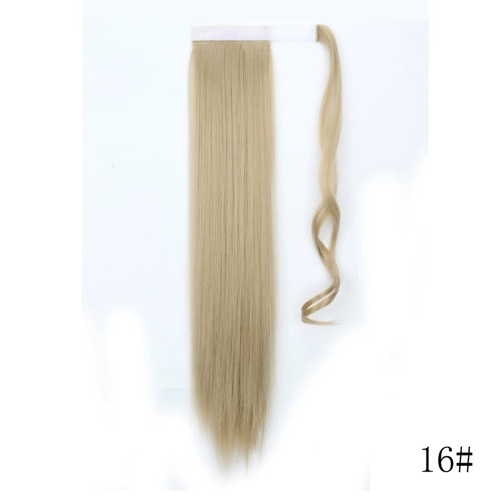Long Straight Wrap Around Ponytail Hair Extension