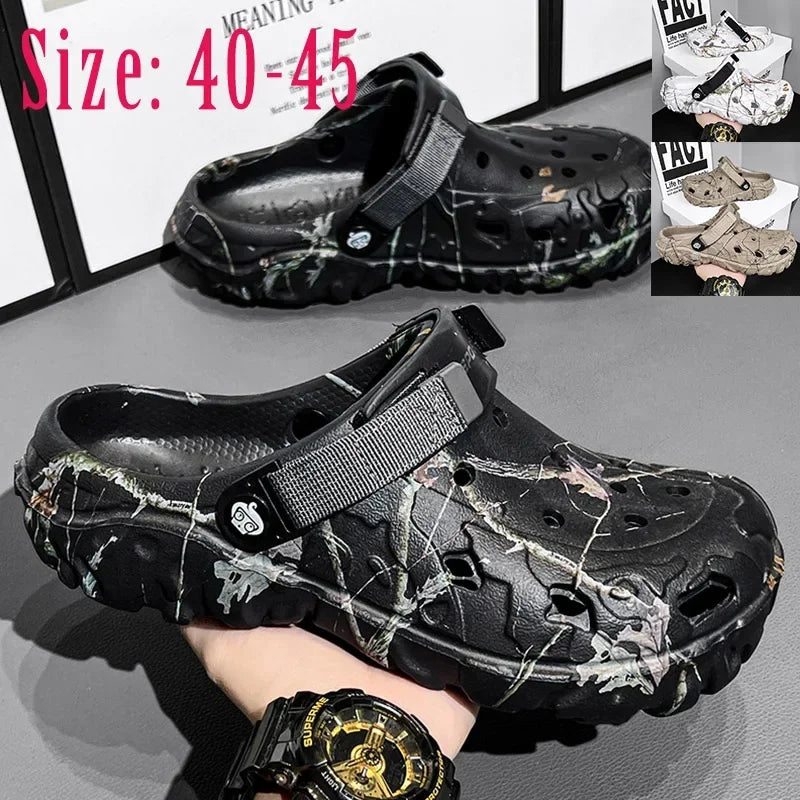Men's Outdoor Platform Garden Clogs