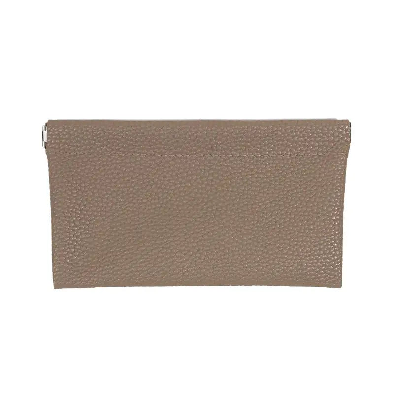Self Closing PU Leather Long Wallet and Passport Holder