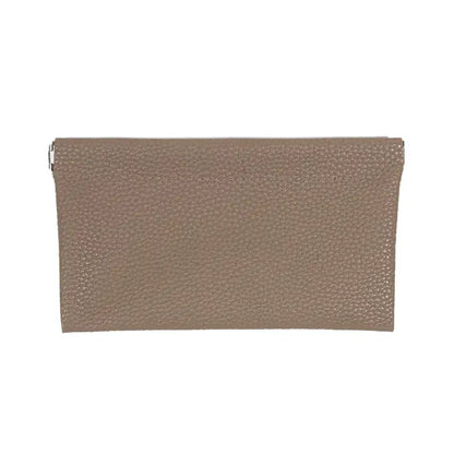Self Closing PU Leather Long Wallet and Passport Holder