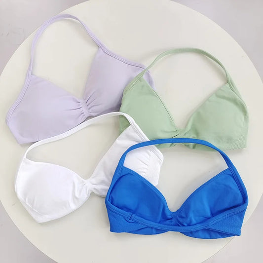 Women's High Support Lace Up Sports Bra