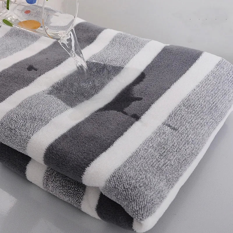 Ultra Soft Quick Dry Bath Towel Highly Absorbent Non Shedding for Home & Beach