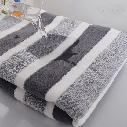 Ultra Soft Quick Dry Bath Towel Highly Absorbent Non Shedding for Home & Beach