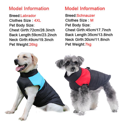 Waterproof Warm Winter Dog Coat for Small to Large Dogs