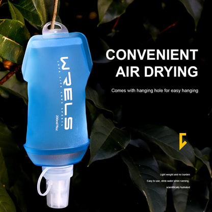 WRELS BPA Free Collapsible TPU Soft Flask Water Bottle
