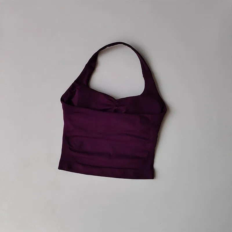 Women's Halter High Support Yoga Sports Bra