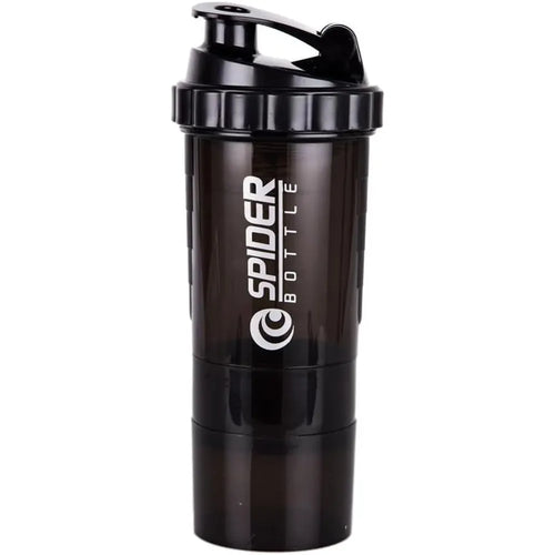 3 Layer Protein Shaker Bottle with Storage Compartments