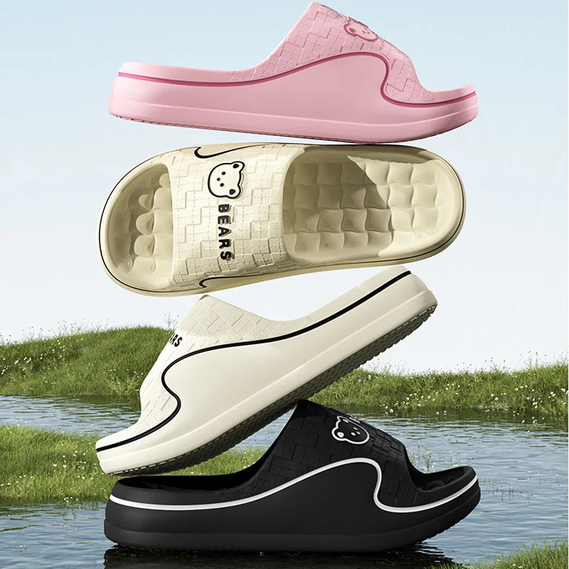 Cute Cartoon EVA Slippers for Women Soft Non Slip Summer Shoes