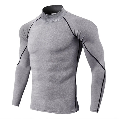 Men's Quick Dry Long Sleeve Compression Sports Shirt