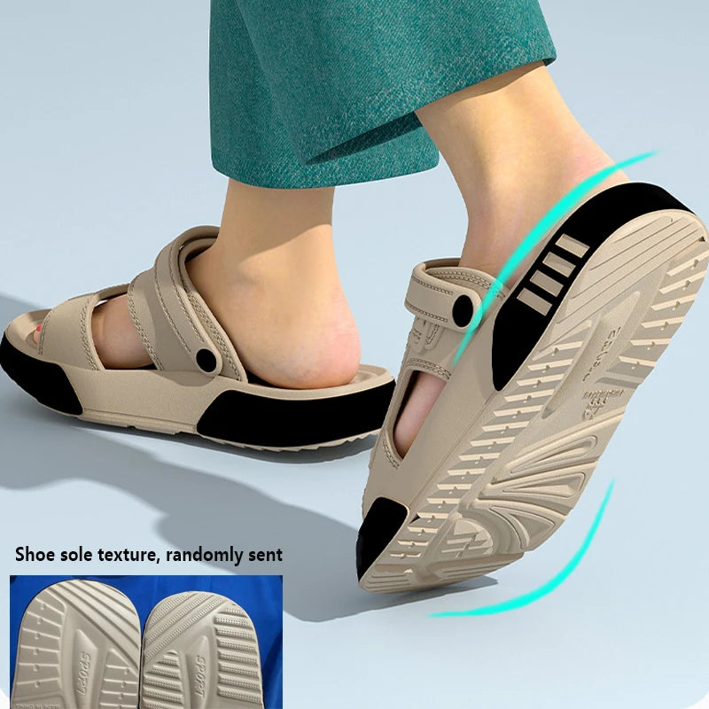 Men’s EVA Platform Slides Soft Sole Indoor Outdoor Summer Shoes